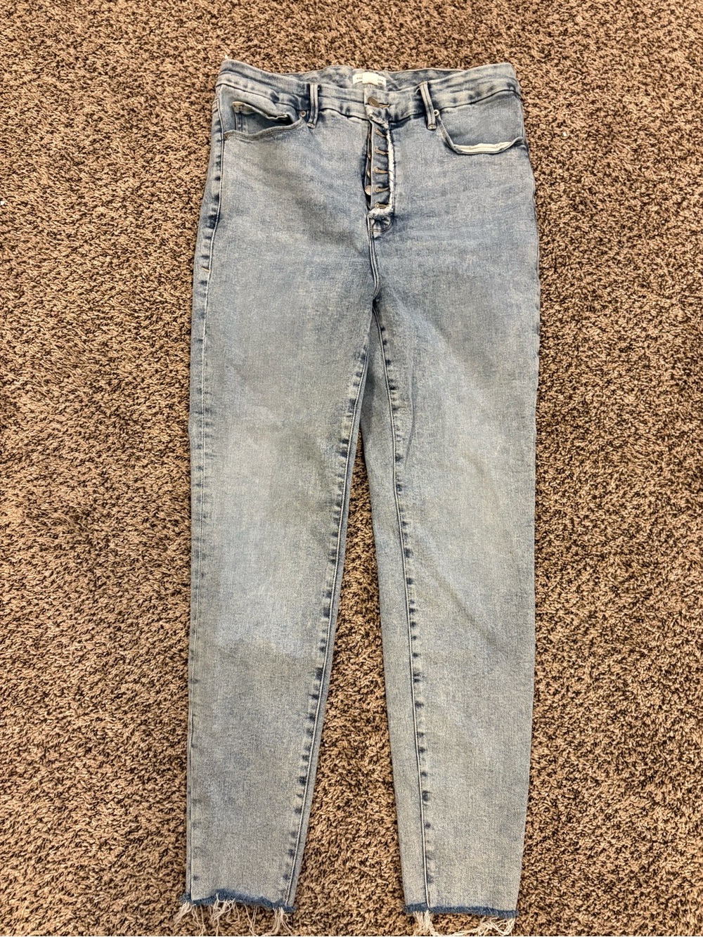 Good American Light Blue Skinny Jeans